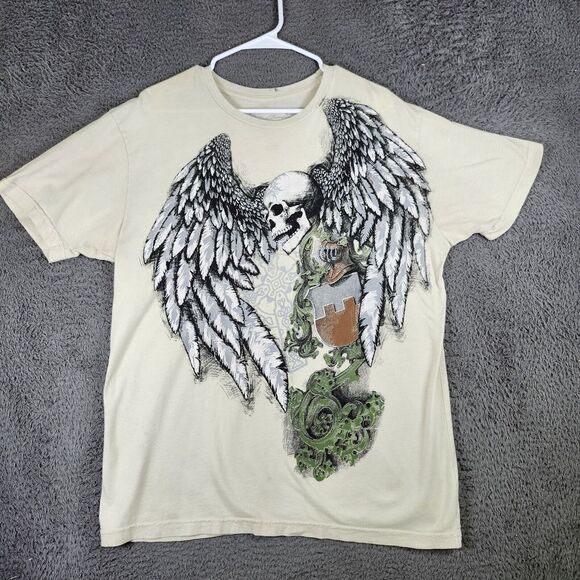 Y2K Don‎ Davinci Affliction Style T-shirt Size L Made In USA - Picture 1 of 7